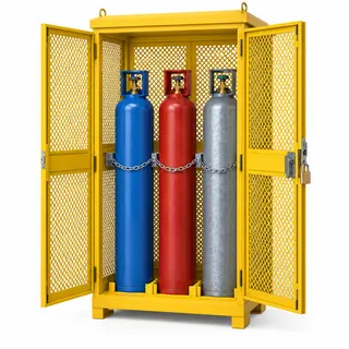 Шкафы для газовых баллонов